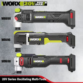 Worx Cordless Oscillating Multi-Tools 20v WU698 Suspension Shock Absorption 20000T/min Swing Angle 5 Brushless Universal Kress